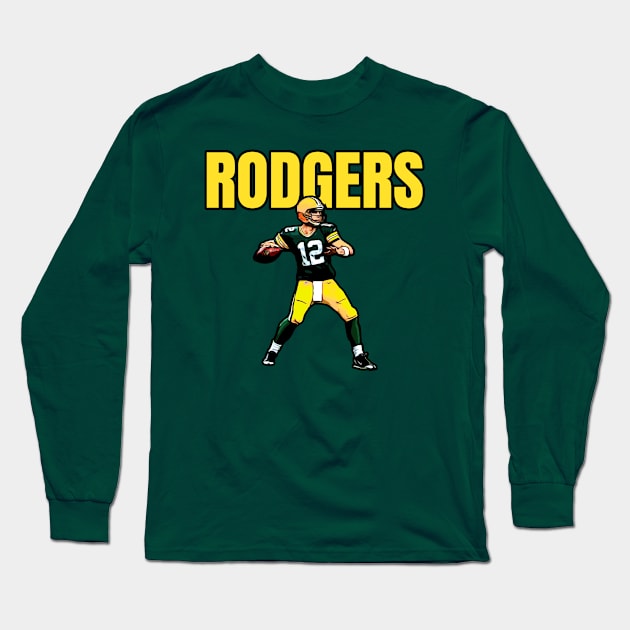 Packers Rodgers 12 Long Sleeve T-Shirt by Gamers Gear